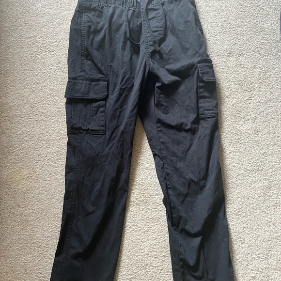 hollister black cargo pants - Picture 3 of 4